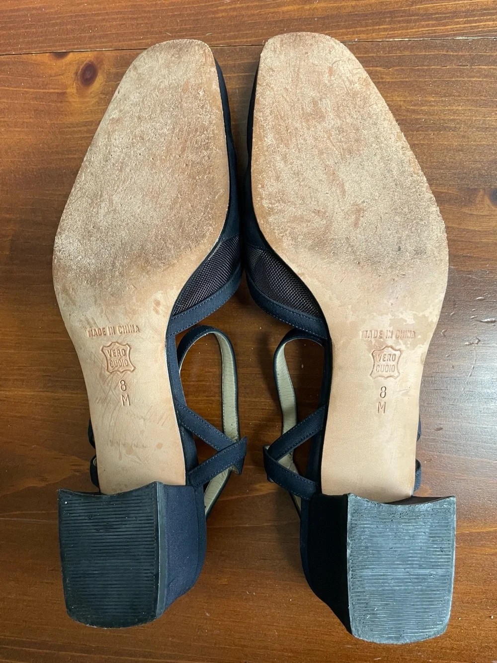 Talbots Slingback Square-Toe Low Heels